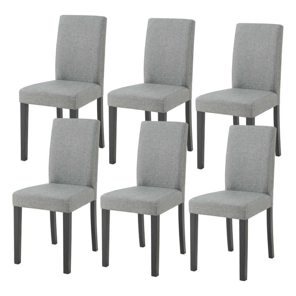 Esszimmerstuhlset Hamburg Textil [en.casa] - premiumXL