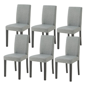 Esszimmerstuhlset Hamburg Textil [en.casa] - premiumXL