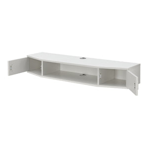 Mensola TV Tørring Sospesa a Muro 17,5 x 110 x 30 cm Vari Colori [en.casa] 