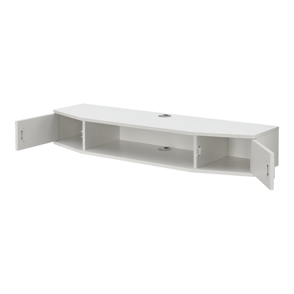 Mensola TV Tørring Sospesa a Muro 17,5 x 110 x 30 cm Vari Colori [en.casa] 