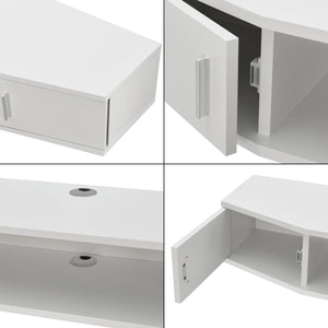 Mensola TV Tørring Sospesa a Muro 17,5 x 110 x 30 cm Vari Colori [en.casa] 
