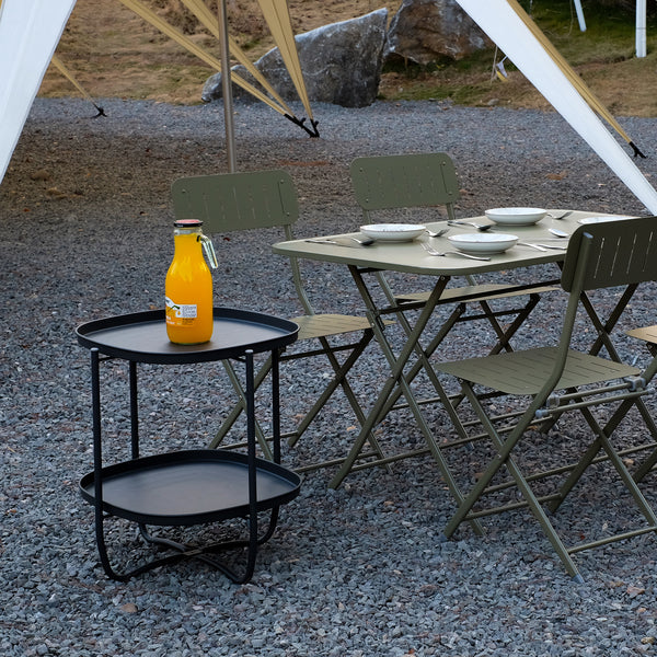 Tavolino Sandefjord con Vassoio Rimovibile [en.casa]