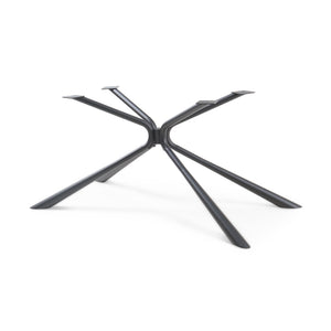 Struttura per tavolo Havosanlurg acciaio 160x70x72 cm nero [en.casa] - premiumXL