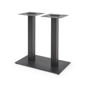 Telaio per Tavolo 'Fai da Te' Vadejord Struttura a 2 Gambe 70 x 40 x 73 cm - Nero [en.casa]