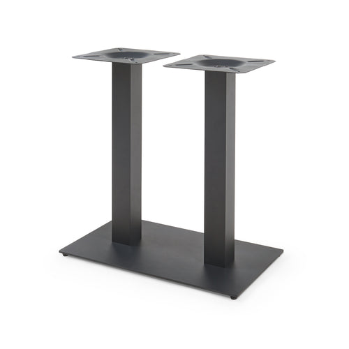 Telaio per Tavolo 'Fai da Te' Vadejord Struttura a 2 Gambe 70 x 40 x 73 cm - Nero [en.casa]