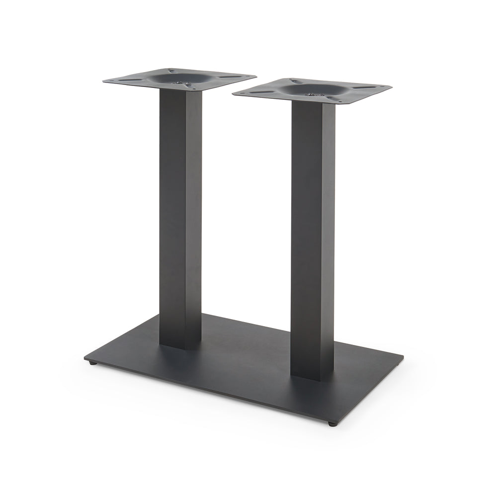 Telaio per Tavolo 'Fai da Te' Vadejord Struttura a 2 Gambe 70 x 40 x 73 cm - Nero [en.casa]