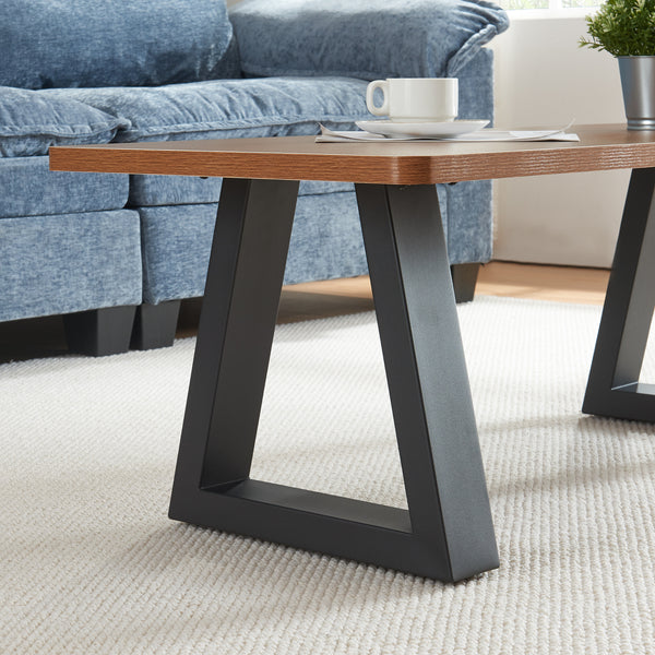 Struttura del tavolo set da 2 Greiling nero [en.casa]