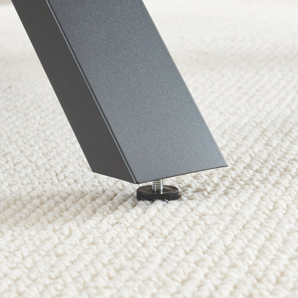 Struttura del tavolo set da 2 Greith nero [en.casa]