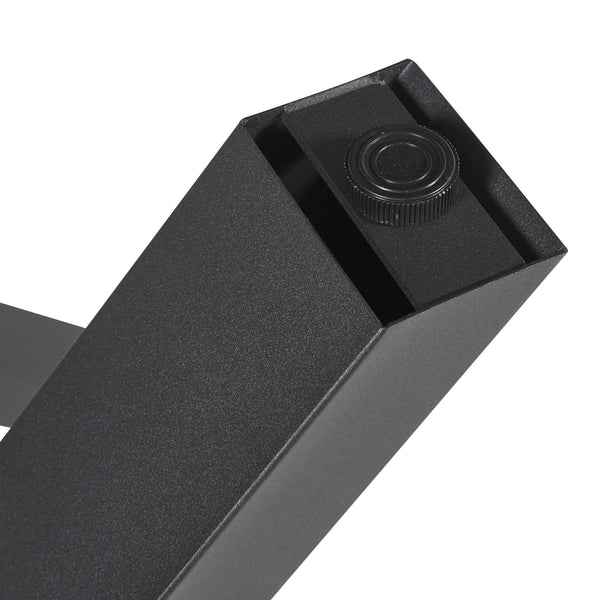 Struttura del tavolo set da 2 Greith nero [en.casa]