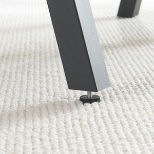 Set di 2 Gambe Heustreu per Mobili Fai da Te - Acciaio Nero [en.casa]