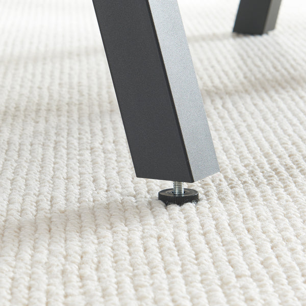 Set di 2 Gambe Heustreu per Mobili Fai da Te - Acciaio Nero [en.casa]