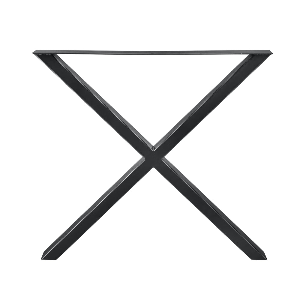 Telaio da tavolo Greith set da 2 - forma a X in diversi colori e dimensioni [en.casa] - premiumXL