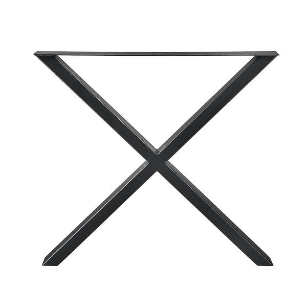 Set di 2 Gambe in Acciaio 'Greith' a Forma di X per Mobili Fai da Te - Vari Colori e Misure [en.casa]