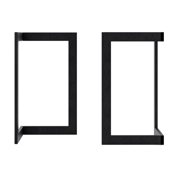 Struttura del tavolo Kaskinen set da 2 in acciaio [en.casa]