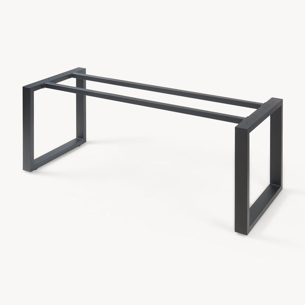 Telaio per Tavolo 'Fai da Te' Vestmalu Struttura a Gambe Rettangolari - Nero - Varie Misure [en.casa]