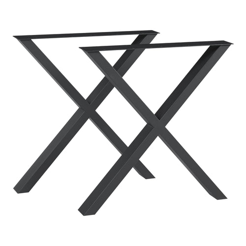 Struttura del tavolo set da 2 Greith nero [en.casa]