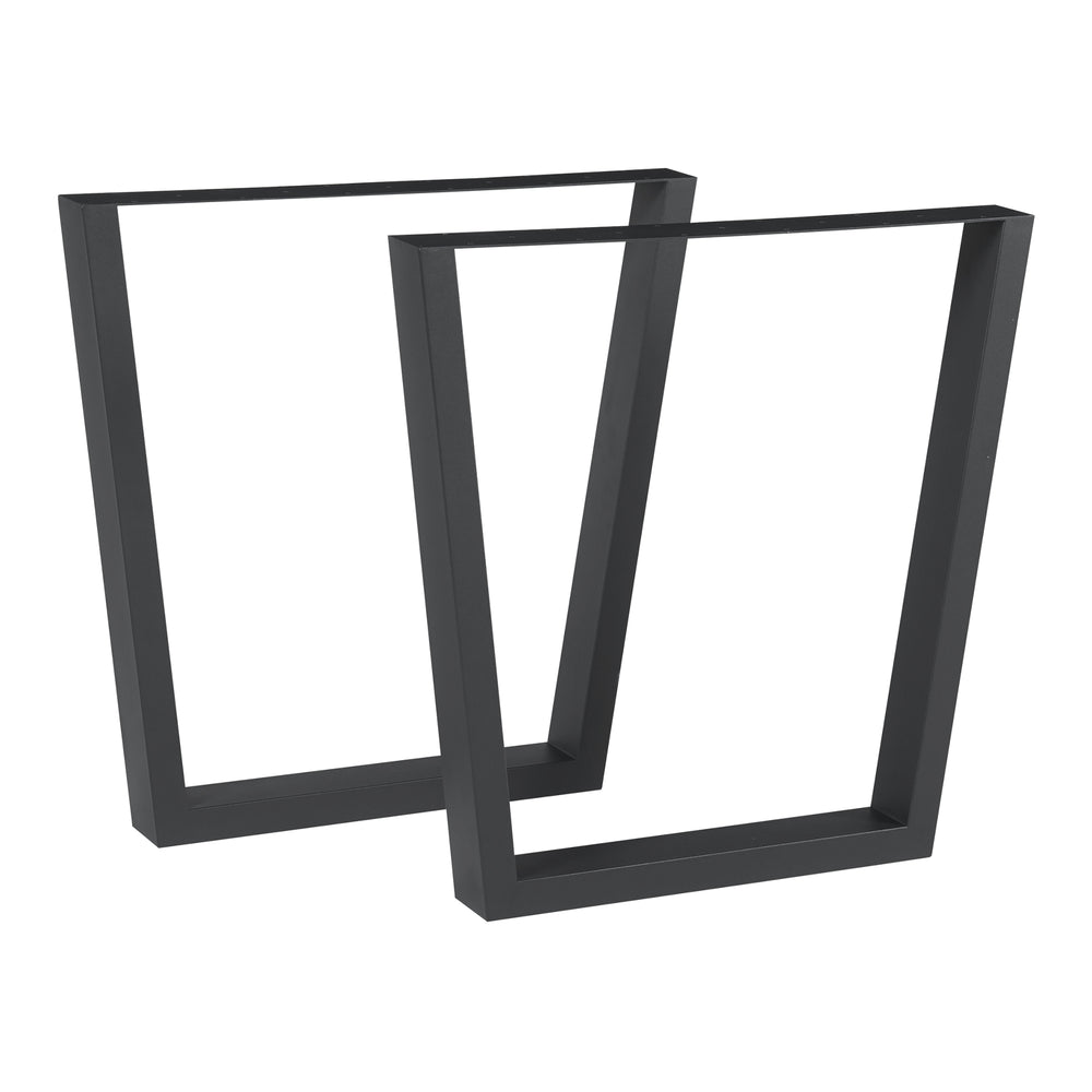 Set di 2 strutture per tavolo Lalling nero [en.casa]