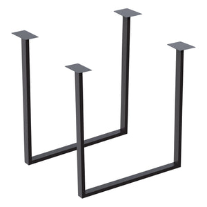 Struttura del tavolo Holsted Nero varie dimensioni [en.casa]