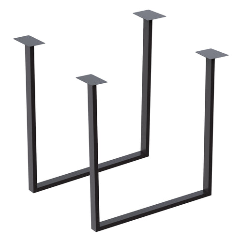 Struttura del tavolo Holsted Nero varie dimensioni [en.casa]