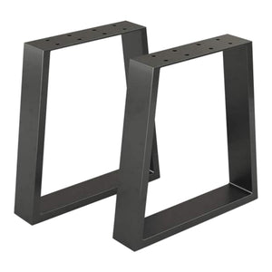 Struttura per tavolo Marstal 42x40cm Nero [en.casa] - premiumXL