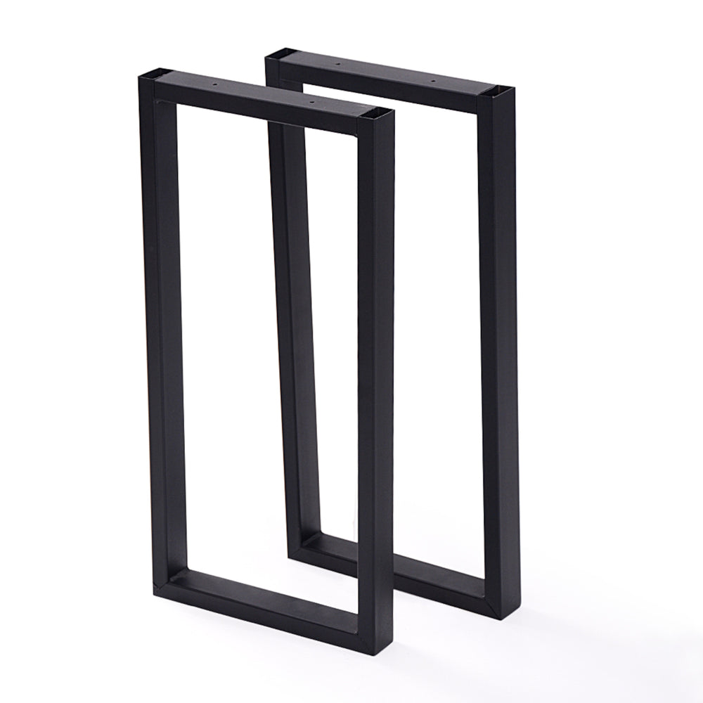 Struttura per tavolo Møldrup 56x27cm nero [en.casa] - premiumXL