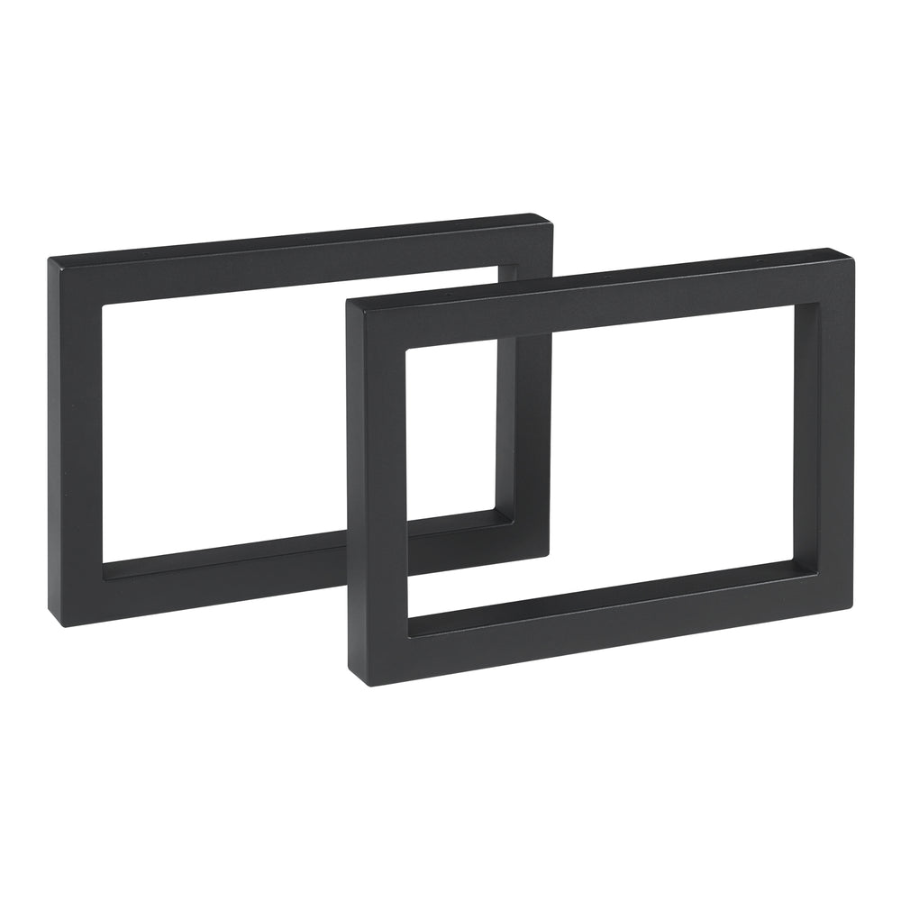 Struttura per tavolo set da 2 Lunderskov 35x50cm nero [en.casa] - premiumXL