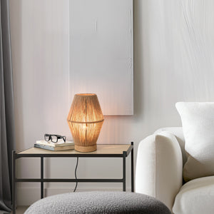 Lampada da tavolo Arundel 1xE27 effetto legno/naturale [lux.pro] - premiumXL