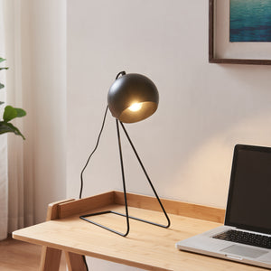 Lampada da Tavolo Scrivania Oldibro in Metallo con Paralume Semisferico 45 x 28 x 15 cm - Vari Colori lux.pro 