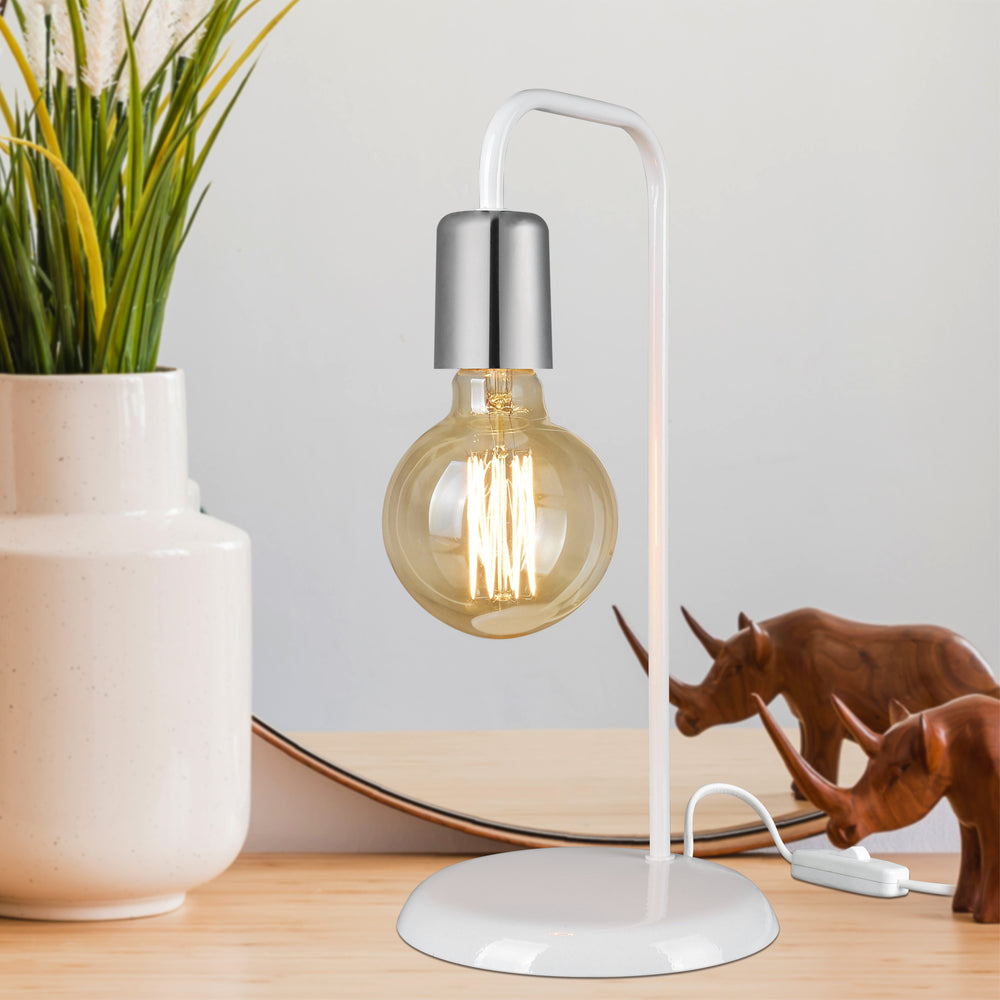Lampada da tavolo Lancaster E27 in metallo in diversi colori [lux.pro] - premiumXL