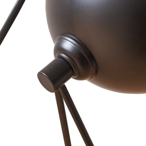 Lampada da Tavolo Scrivania Oldibro in Metallo con Paralume Semisferico 45 x 28 x 15 cm - Vari Colori lux.pro 