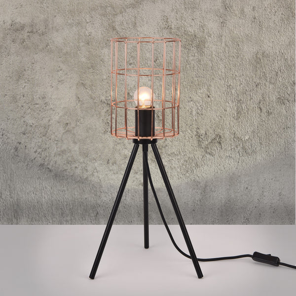 [lux.pro] Lampada da tavolo design industriale Metallo