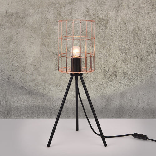 [lux.pro] Lampada da tavolo design industriale Metallo