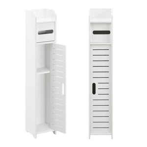 Porta rotolo di carta igienica Leoben 80x15x15 cm vari colori [en.casa]