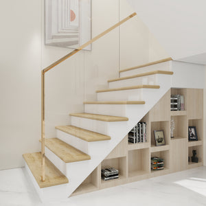 Set di Profili Bunschoten Coprigradini Arrotondati in PVC 120 x 32 x 4,6 cm NEU.HOLZ