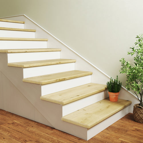 Set di Profili Bunschoten Coprigradini Arrotondati in PVC 120 x 32 x 4,6 cm NEU.HOLZ