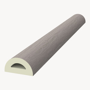 Set di Profili Bunschoten Coprigradini Arrotondati in PVC 120 x 32 x 4,6 cm NEU.HOLZ