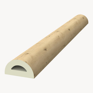 Set di Profili Bunschoten Coprigradini Arrotondati in PVC 120 x 32 x 4,6 cm NEU.HOLZ