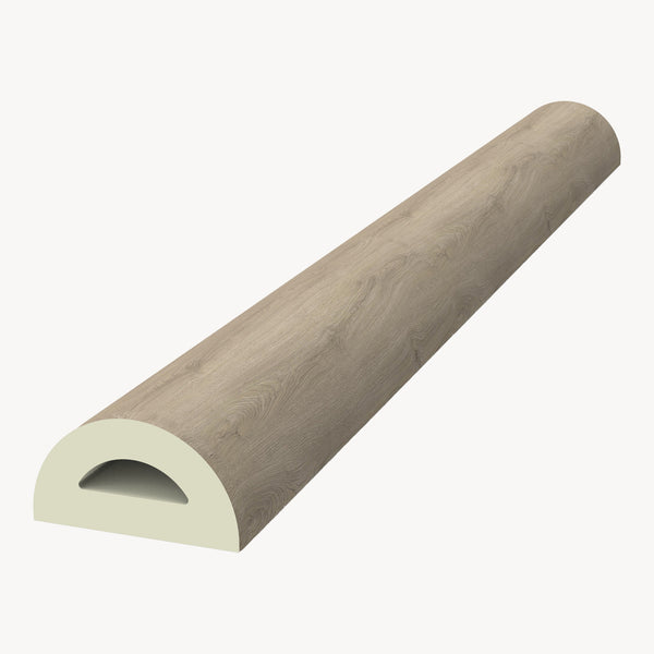 Set di Profili Bunschoten Coprigradini Arrotondati in PVC 120 x 32 x 4,6 cm NEU.HOLZ