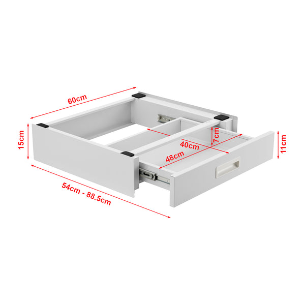 Telaio di collegamento Buxton per lavatrice/asciugatrice [en.casa]