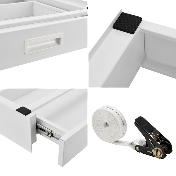 Telaio di collegamento Buxton per lavatrice/asciugatrice [en.casa]