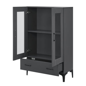 Armadio a Vetrata Søndersø Credenza con Vetrina - Vari Colori [en.casa] 