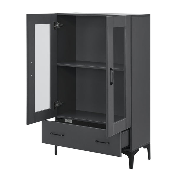 Armadio a Vetrata Søndersø Credenza con Vetrina - Vari Colori [en.casa] 