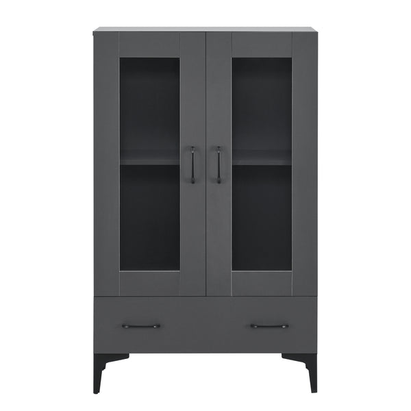 Armadio a Vetrata Søndersø Credenza con Vetrina - Vari Colori [en.casa] 