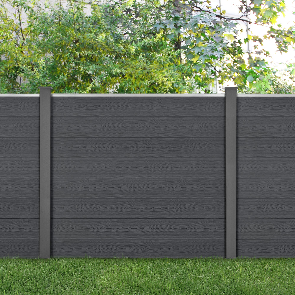 Recinzione da giardino Pinto in varie dimensioni grigio nuovo.legno - premiumXL