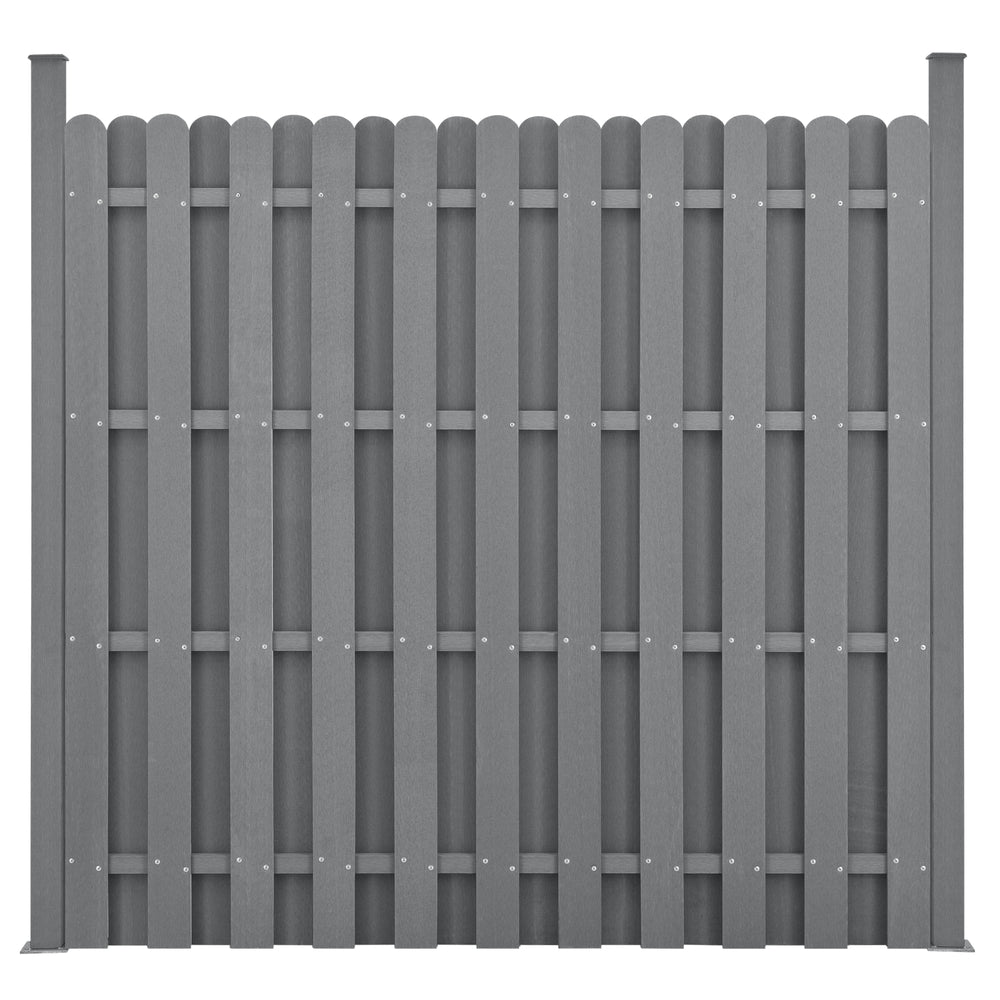 Recinzione da giardino WPC 185x193 cm [neu.holz] - premiumXL