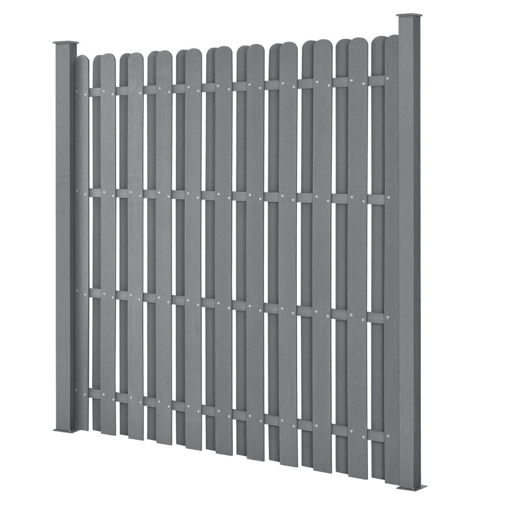 Recinzione da giardino WPC Langero neu.holz - premiumXL