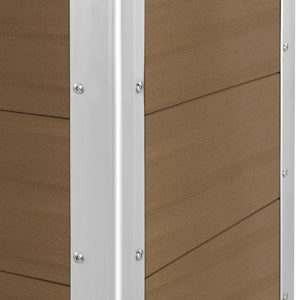 [neu.holz] Fioriera WPC Legno Composito 100 x 50 x 50 cm Portafiori