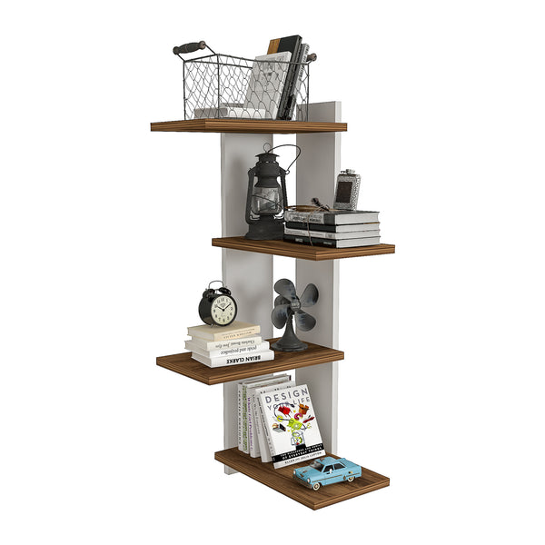 Mensola da parete Hasvik 39,5x39,5x90 cm [en.casa]