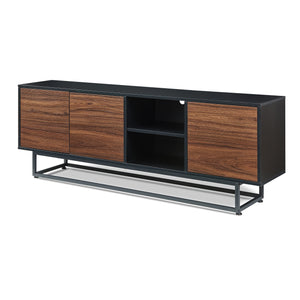 Armadietto Boxholm Credenza Bassa con 3 Ante Push-Open [en.casa] 
