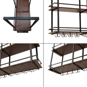 Portabottiglie Sospeso da Soffitto Hubro [en.casa]